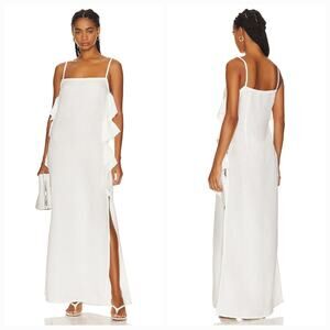 Ostra Brasil Long Beach Cover Up in Off White